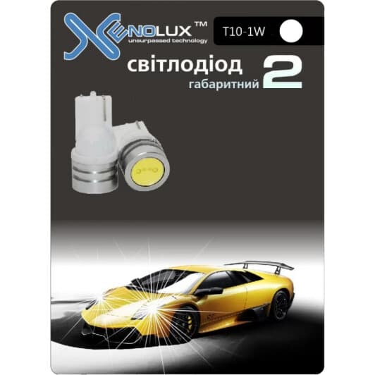Автолампа Xenolux T10 W2,1x9,5d 1 W оранжевая 20043