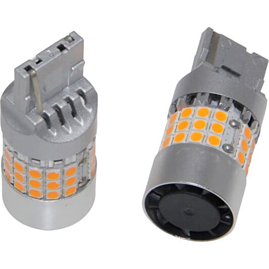 Автолампа QLine Canbus W21W W3x16d 28 W помаранчева 34941