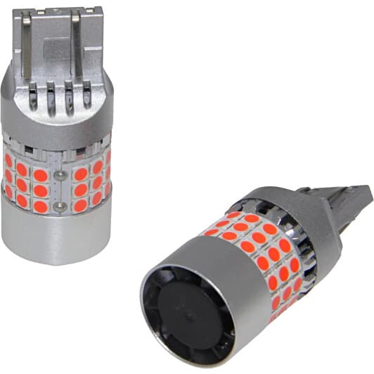 Автолампа QLine Canbus W21/5W W3x16q 28 W красная 34943