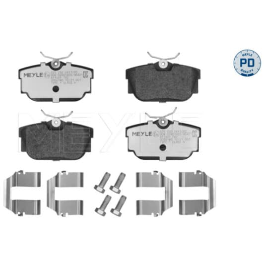 0252322417pd Meyle Тормозные колодки для Volkswagen Transporter