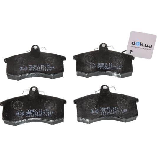 1036 Tomex Тормозные колодки