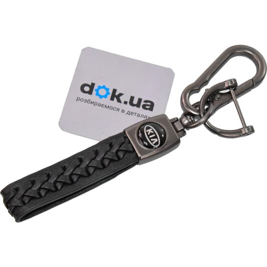Брелок Vitol с логотипом Kia черный 60371