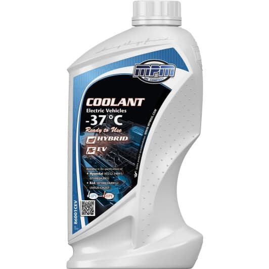MPM Electric Vehicles синий -37 °C готовый антифриз