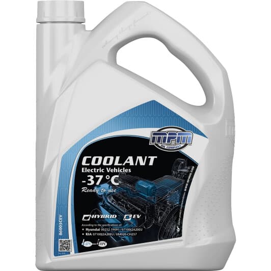 MPM Electric Vehicles синій -37 °C, 5 л (86005CEV) готовий антифриз