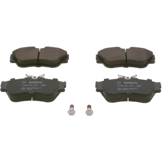 0 986 461 753 Bosch Тормозные колодки для Volkswagen Transporter