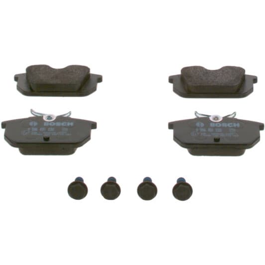 0 986 491 030 Bosch Гальмівні колодки