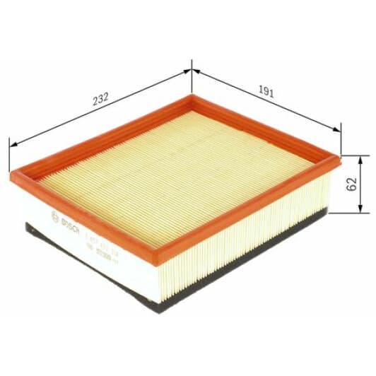 1 457 433 324 Bosch Воздушный фильтр для Fiat Multipla