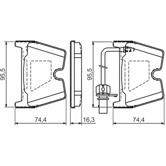0 986 494 216 Bosch Гальмівні колодки