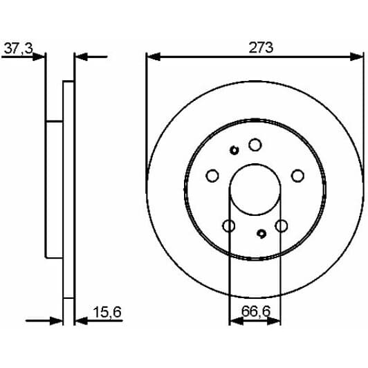 0 986 479 432 Bosch Тормозной диск