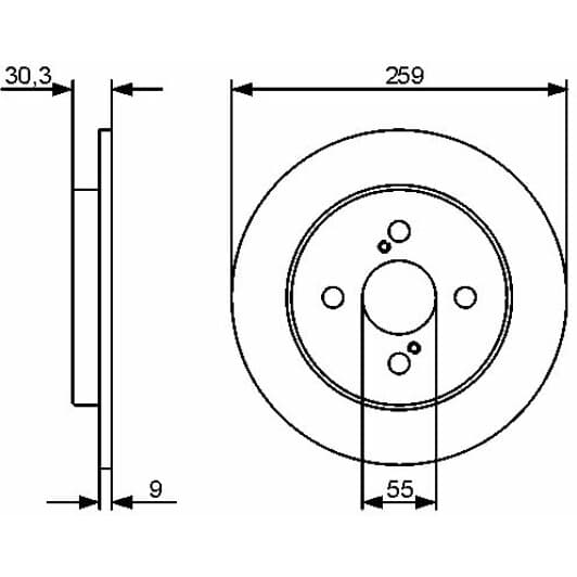 0 986 479 420 Bosch Тормозной диск