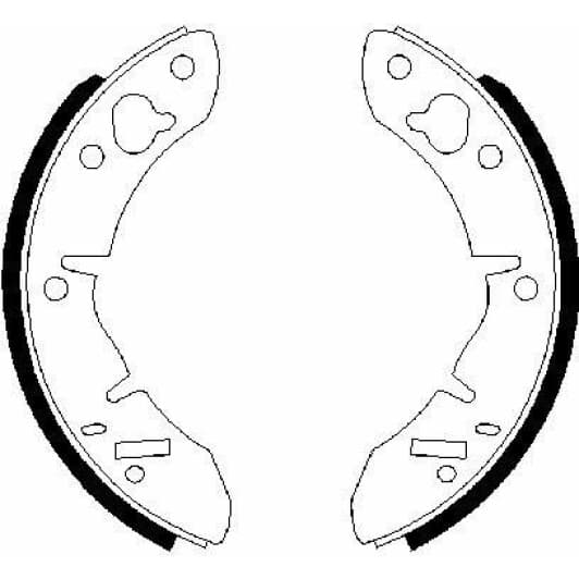 0 986 487 273 Bosch Тормозные колодки