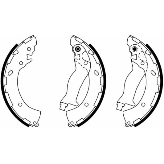 0 986 487 925 Bosch Гальмівні колодки