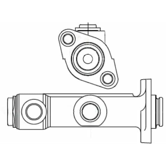 0 986 486 000 Bosch Головний циліндр зчеплення