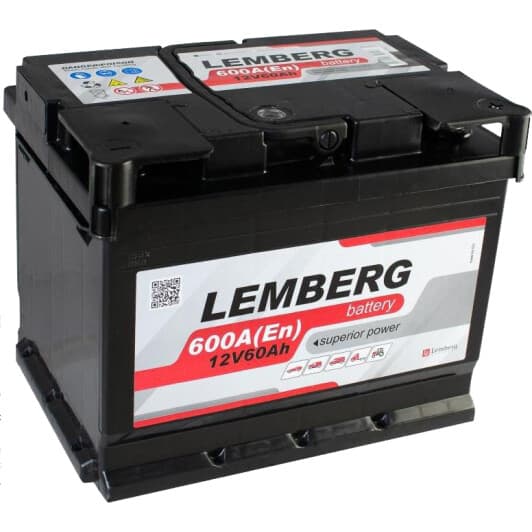 Аккумулятор Lemberg 6 CT-60-R LB60-0