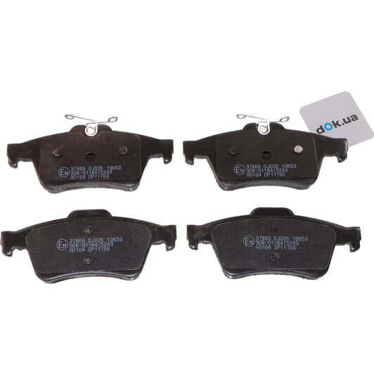 37869 A.B.S. Тормозные колодки для Peugeot 508