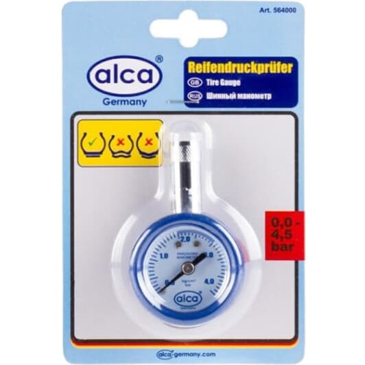 Аналоговий манометр Alca PneumaticGauge Tester 564000