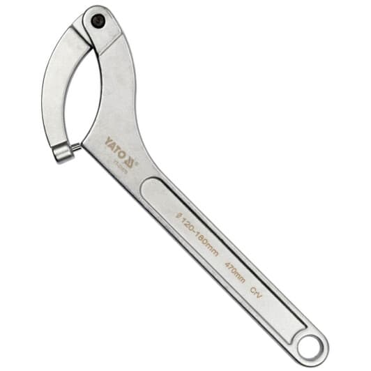 Ключ шлицевой Yato YT-01679 I-образный 120-180 мм с шарниром