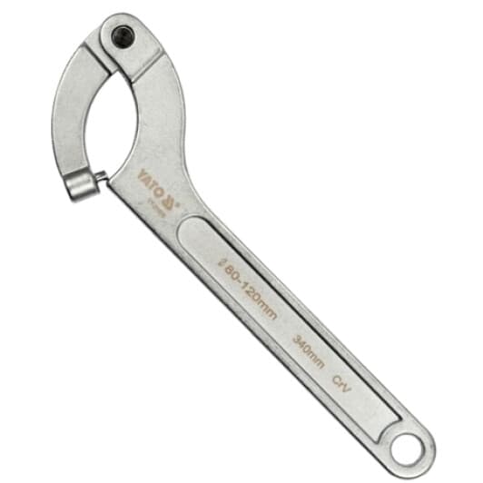 Ключ шліцьовий Yato YT-01678 I-подібний 80-120 мм з шарніром