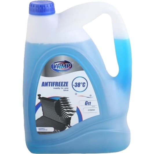 VAMP G11 синий -38 °C, 4,8 л (15421) готовый антифриз