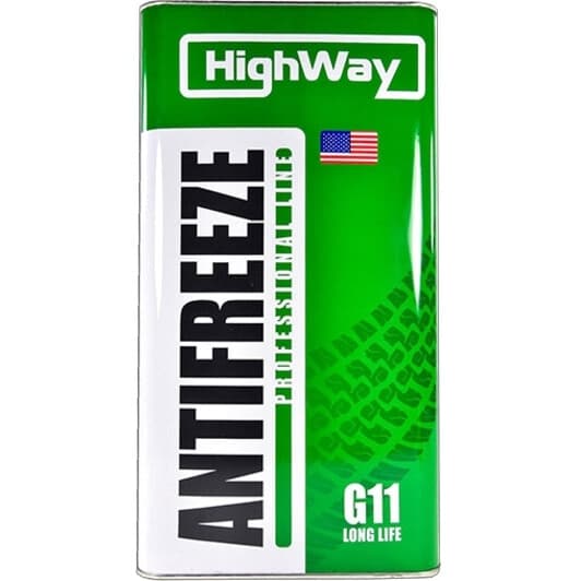 HighWay Long Life G11 зелений -40 °C, 4,8 л (10002) готовий антифриз