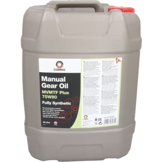 Comma Manual Gear Oil MVMTF Plus GL-4 75W-80 (20 л) трансмиссионное масло