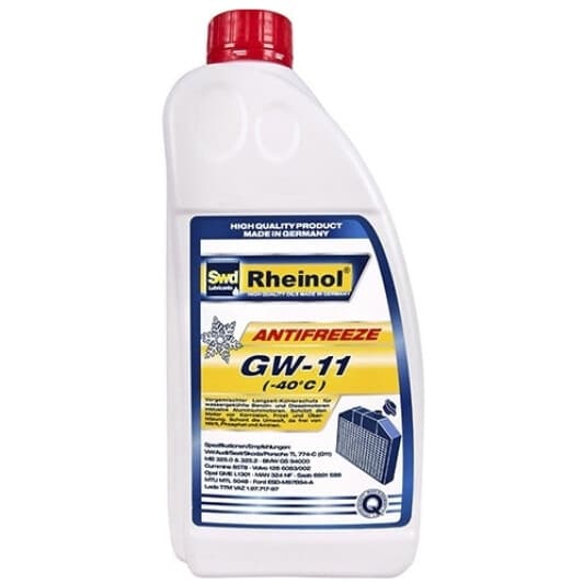 SWD Rheinol GW-11 G11 синий -40 °C, 1,5 л (27566) готовый антифриз