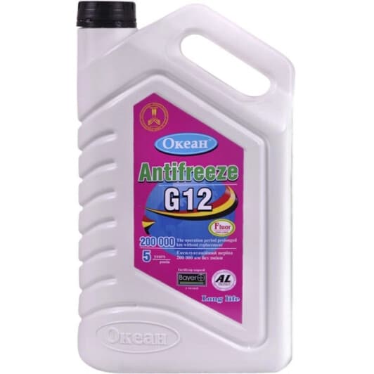 Ocean GRS-40 G12 червоний -40 °C, 5 л (1554) готовий антифриз