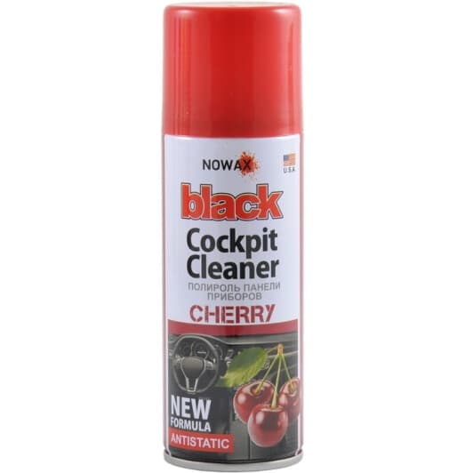 Полироль для салона Nowax "Black" Cockpit Cleaner вишня 200 мл (NX00207)