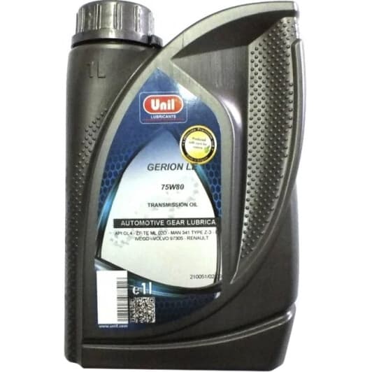 Unil Gerion LE 75W-80 трансмиссионное масло