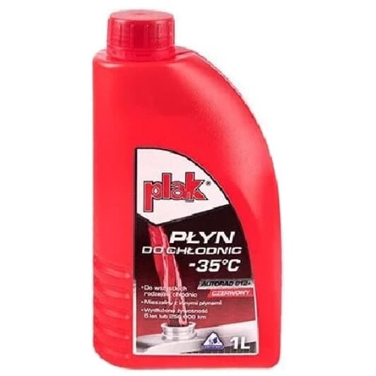 Atas Autorad G12+ червоний -35 °C готовий антифриз