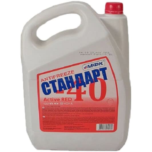 МФК Standart Active Red червоний -32 °C, 10 л (43187) готовий антифриз