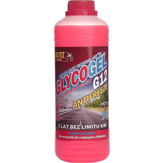 Blitz Line Glycogel G12 красный -37 °C готовый антифриз