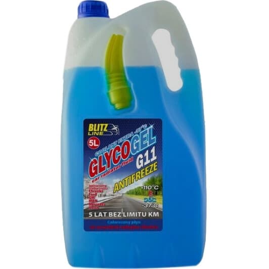 Blitz Line Glycogel G11 синий -37 °C, 5 л (26157) готовый антифриз