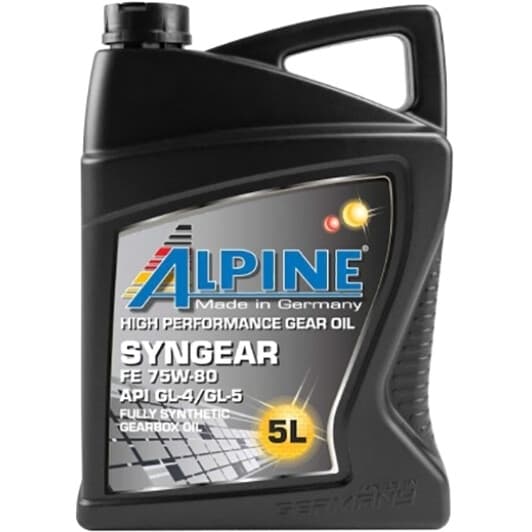 Alpine Syngear GL-4 / 5 75W-80 (5 л) трансмісійна олива