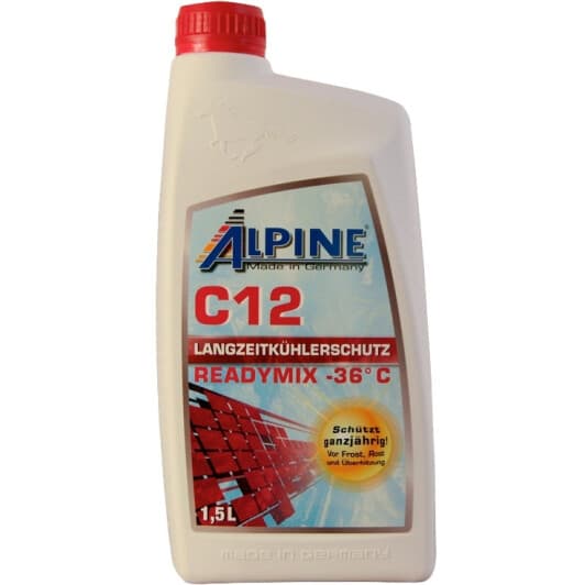 Alpine Ready Mix G12 красный -36 °C готовый антифриз