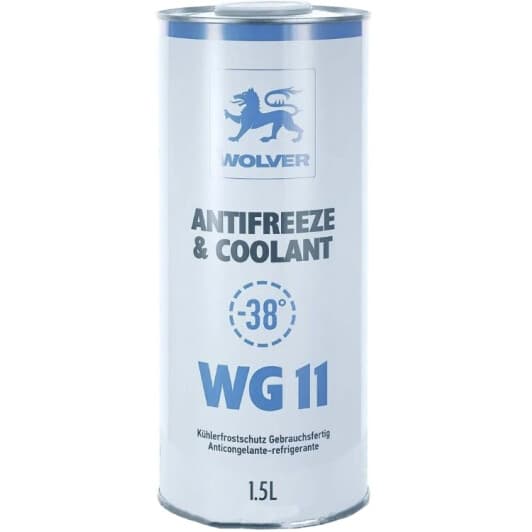 Wolver Antifreeze & Coolant WG11 G11 синій -38 °C готовий антифриз