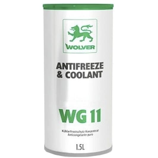 Wolver Antifreeze & Coolant WG11 G11 зелений -38 °C готовий антифриз