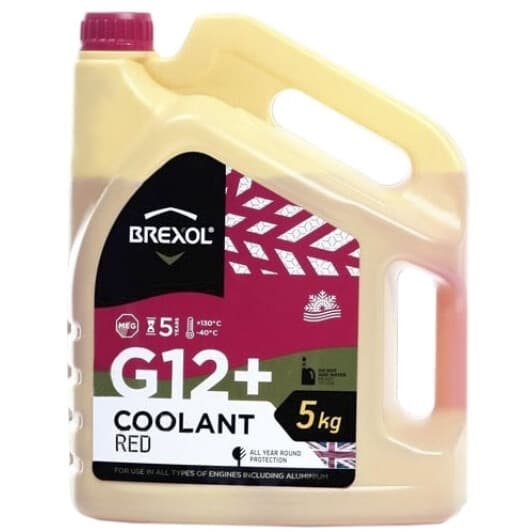 Готовий антифриз Brexol G12+ червоний -40 °C