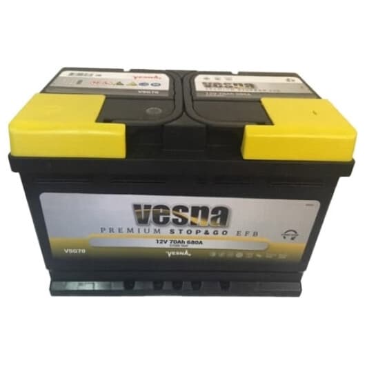 Акумулятор Vesna 6 CT-70-R EFB 313070