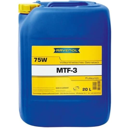 Трансмиссионное масло Ravenol MTF-3 GL-4 75W синтетическое