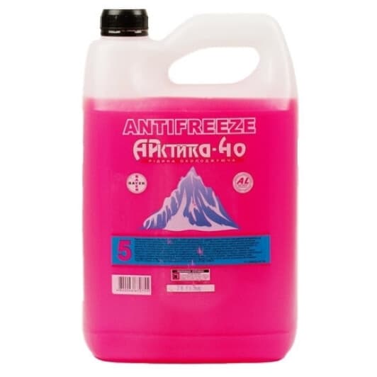 Ocean Арктика G12 червоний -24 °C, 5 л (29337) готовий антифриз
