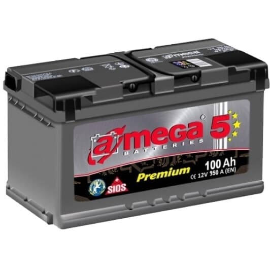 Аккумулятор A-Mega 6 CT-100-R Premium M5100