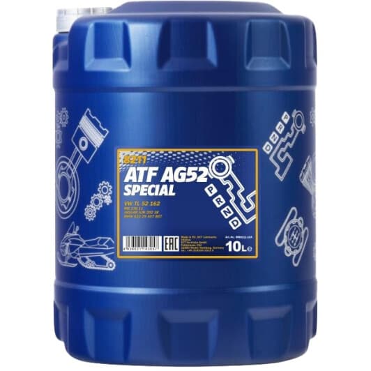 Mannol ATF AG52 Automatic Special (10 л) трансмиссионное масло