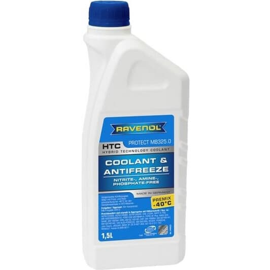 Ravenol HTC Protect MB325.0 G11 синій -40 °C готовий антифриз