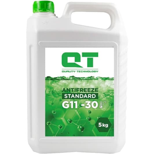 QT Standard G11 зеленый -30 °C, 5 л (QT532305) готовый антифриз