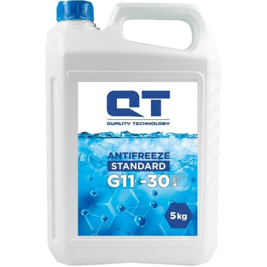 QT Standard G11 синій -30 °C, 5 л (QT533305) готовий антифриз