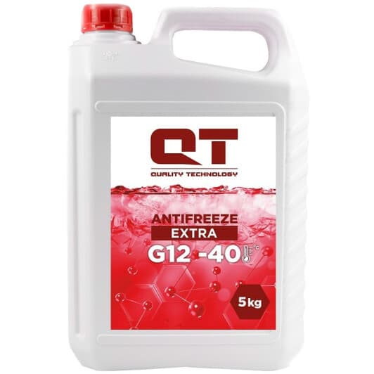 QT Extra G12 красный -40 °C, 5 л (QT541405) готовый антифриз