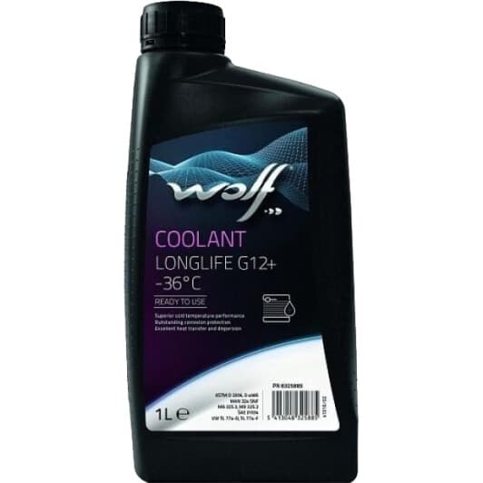 Wolf Coolant Longlife G12+ красный -36 °C готовый антифриз