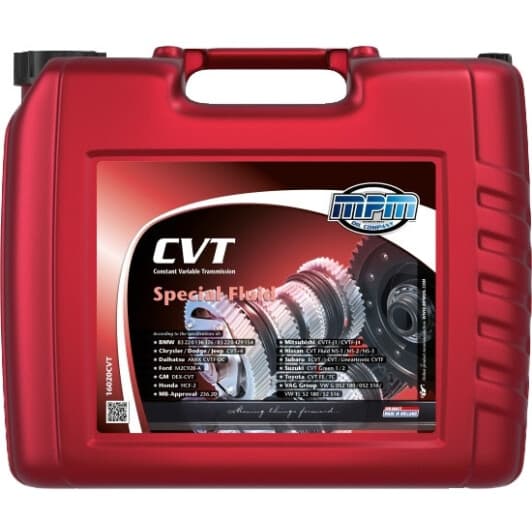 MPM CVT Special Fluid (20 л) трансмиссионное масло
