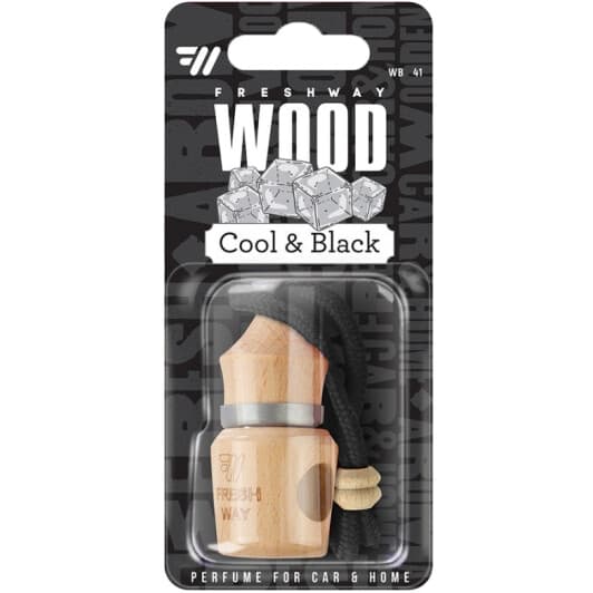 Ароматизатор Fresh Way Wood Blister Cool & Black 5 мл